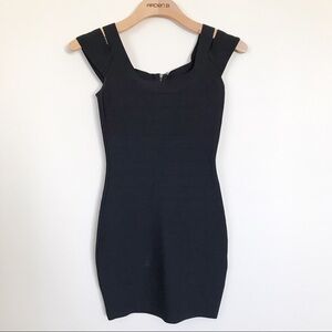 Guess black bandage dress